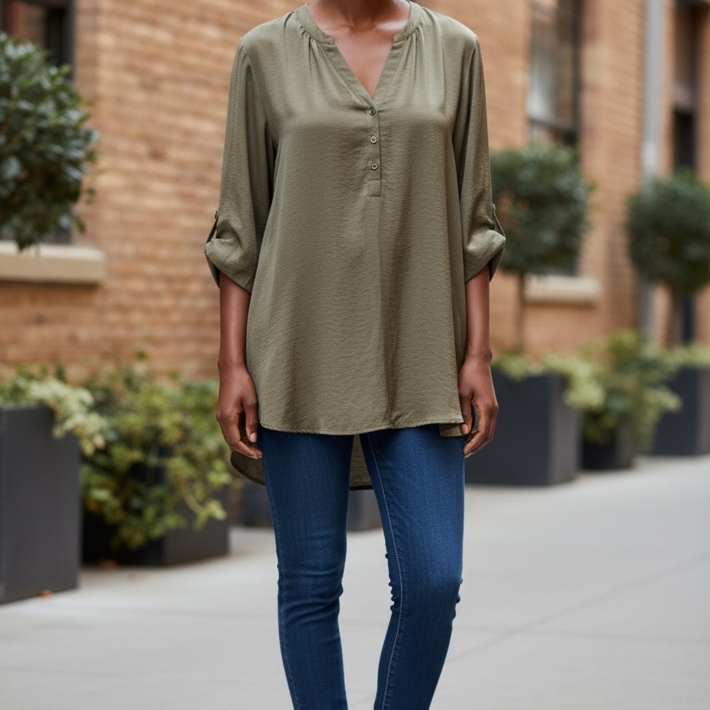 Soho Olive Blouse for Women